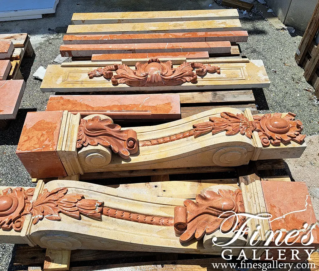 Compilation of Marble Mantel Installations in the Continental…